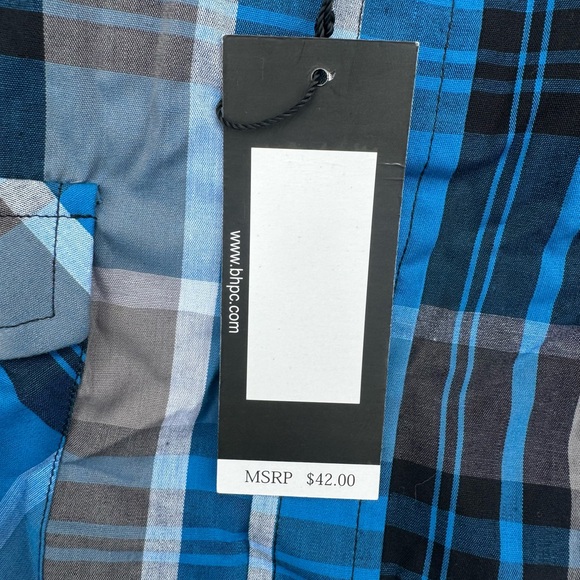 Beverly Hills Polo Club plaid button up - Picture 2 of 3